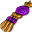 Violetter Anhänger Violetter Anhänger